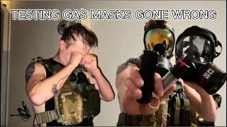 Testing Gas Masks using pepper spray