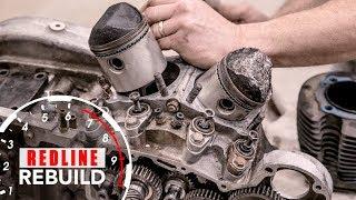 Harley-Davidson Sportster V-Twin Ironhead Engine Rebuild Time-Lapse | Redline Rebuild - S1E6