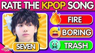 RATE THE KPOP SONG  | KPOP Hits Tier List  | Music Quiz