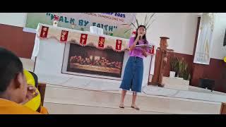 Miss Poulanguangliu Pamei wishing Happy Father's Day/SBC 2025/SHCC-TML/15th June 2025
