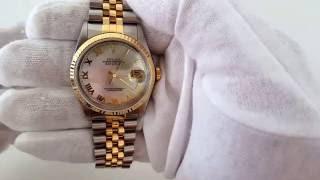 Rolex Men's Datejust  36mm with a custom Mother of Pearl dial