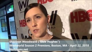 Interview with WESTWORLD Star Shannon Woodward at the Boston Season 2 Premiere