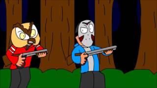 H20Delirious Animated - FINDING BIGFOOT (w/ Vanoss and Ohm)