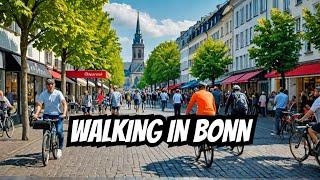 Bonn, Germany: Walking Tour of Beautiful Landmarks & Busy Street Scenes | 4K HDR 60fps 