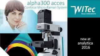 alpha300 access micro-Raman: A new point of entry to WITec technology