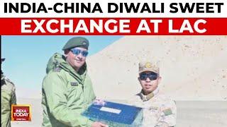 India-China Troops Exchange Sweets at Border Points on Diwali | India Today