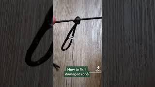 Fix a Damaged Rope with a Knot! - Butterfly Knot! 🩹🪢