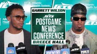 Garrett Wilson and Breece Hall on Jets' struggles in late-game drives | SNY