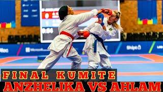 GOLD MEDAL  FINAL FEMALE KUMITE-55 KG | ANZHELIKA TERLIUGA(UKR) VS AHLAM YOUSSEF(EGY) | Karate1baku