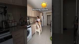 Morning routine️  #morningroutine