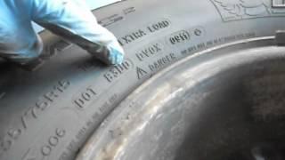 How to read dot dates on car tires AND read where they were made.