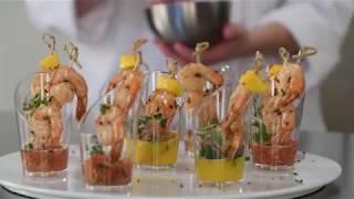 Shrimp Appetizer in Tapered Shot Glass