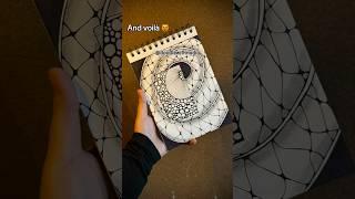 Spiral doodle Tutorial  Day 165  #doodlewithnadia #art  #drawing #zentangle #shorts