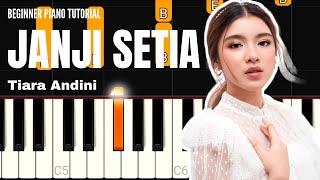 Tiara Andini - Janji Setia (BEGINNER PIANO TUTORIAL)