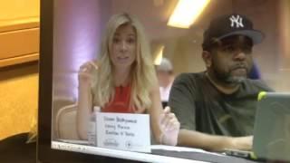 Kaitlin O'Toole at the Fantasy Football World Championship Draft in Vegas Behind The Scenes