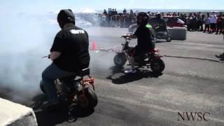 3 Mini Bikes Race At Racewars