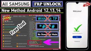 Samsung New Security 2024 Frp Unlock || All Samsung FRP Bypass || Android 14-13-12 || TFT Tool