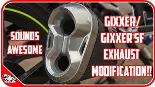 EXHAUST MODIFICATION (DIY) FOR GIXXER SF/ GIXXER | ROARS LIKE A LION | MOTOVIBE