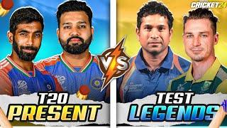 ROHIT XI  PONTING XI: Last Ball ThrillerCricket 24