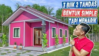 Design Rumah Banglo Simple - 3 bilik 2 bilik air (20'x31' Feet)