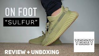 Yeezy 350 V2 “Sulfur” on feet and review! Cooked 2 pairs!