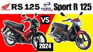 Honda RS 125 vs Euro Motor Sport R 125 | Side by Side Comparison | Specs & Price | 2024 Philippines