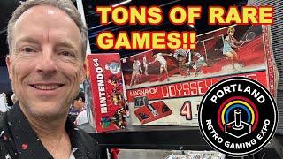 Tons of Rare Games at Portland Retro Gaming Expo 2024! - Walkthrough Tour