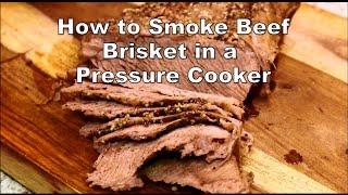 How to smoke beef brisket in a pressure cooker | Chef Cristian on Food Chain TV