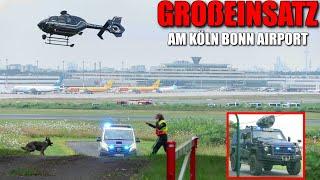 [KLIMAKLEBER LEGTEN DEN KÖLN BONN AIRPORT LAHM!] - Großer Polizeieinsatz am 24.07.2024 -