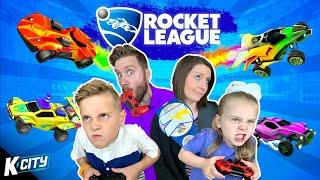 ROCKET LEAGUE Family Battle!!! K-CITY GAMING