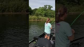 Amy’s First Catch in a Tournament