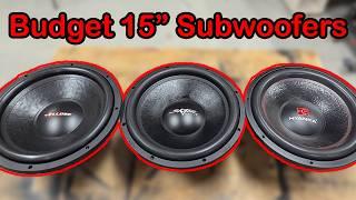 The best Budget 15" Subwoofer on Amazon in 2024?