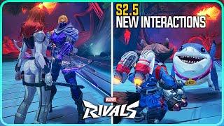 All New Season 2.5 Unique Hero Interactions Marvel Rivals