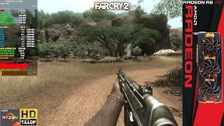 Far Cry 2 Maximum Settings, 1440p | R9 290 | R7 9800X3D 5.6GHz