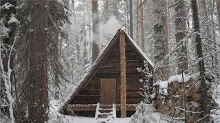 A SNOW STORM CAUGHT ME IN A COZY LOG CABIN. WINTER IS COMING!