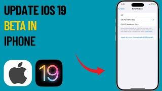 How To Update iOS 19 Beta In iPhone