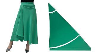 How Can It Be So Easy Such Amazing Skirt Design! Cutting and Sewing Tutorial