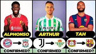  ALL LATEST CONFIRMED TRANSFER AND RUMOURS 2024,  Arthur, Alphonso, Tah️