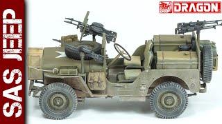 SAS Willys Jeep (European Theatre) (Dragon 1/35 scale model)