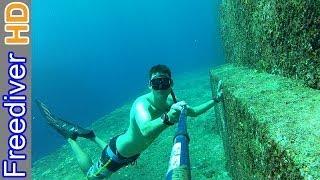 Freediving Yonaguni Pyramid | Aliens or Lost Civilization? | Yonaguni Monument