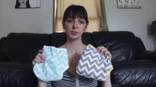 Planet Wise Cotton Prefolds and Cloth Diaper Cover