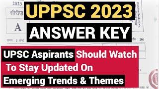 UPPSC PRELIMS 2023 Answer Key || Difficulty Level Analysis