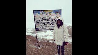 World's highest motorable village Komic , Pillion rider