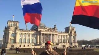 Deutsch-Russisches Bündnis Gerussia. Reichstag. Berlin.