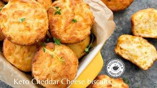 How to make Keto Savoury Cheddar Cheese Biscuits - Gluten Free!