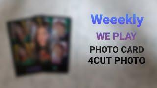 위클리 미니 3집 포토 카드 Weeekly 3st MINI Album WE PLAY PHOTO CARD, 4CUT PHOTO