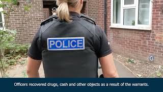 Officers tackling drugs activity in Loughborough and Anstey