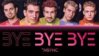 *NSYNC - Bye Bye Bye (Color Coded Lyrics)