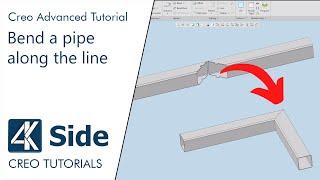 How to bend a pipe along the line - custom bend definition