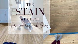 The STAIN We Chose for Our Red Oak Floors! | Part 3